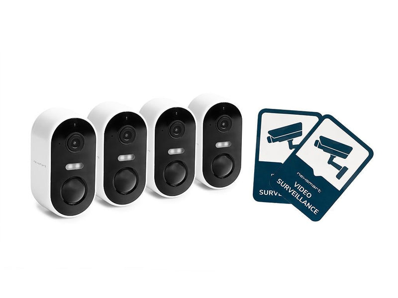 NEXSMART™ AIR3 BATTERY SURVEILLANCE CAMERA - 4 PACK+STICKER