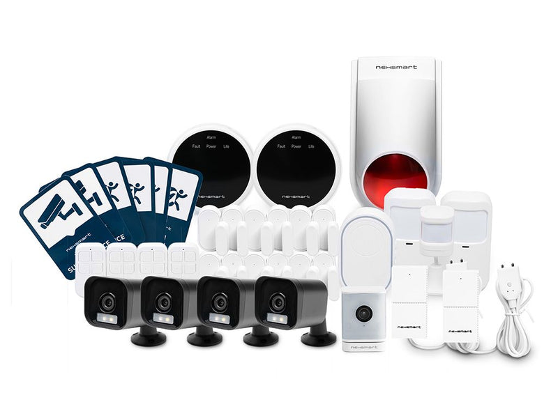 NEXSMART™ LARGE SMART ALARM PACKAGE WITH CAMERA (100-200M2) - ENVIRONMENT PROTECTION - 1